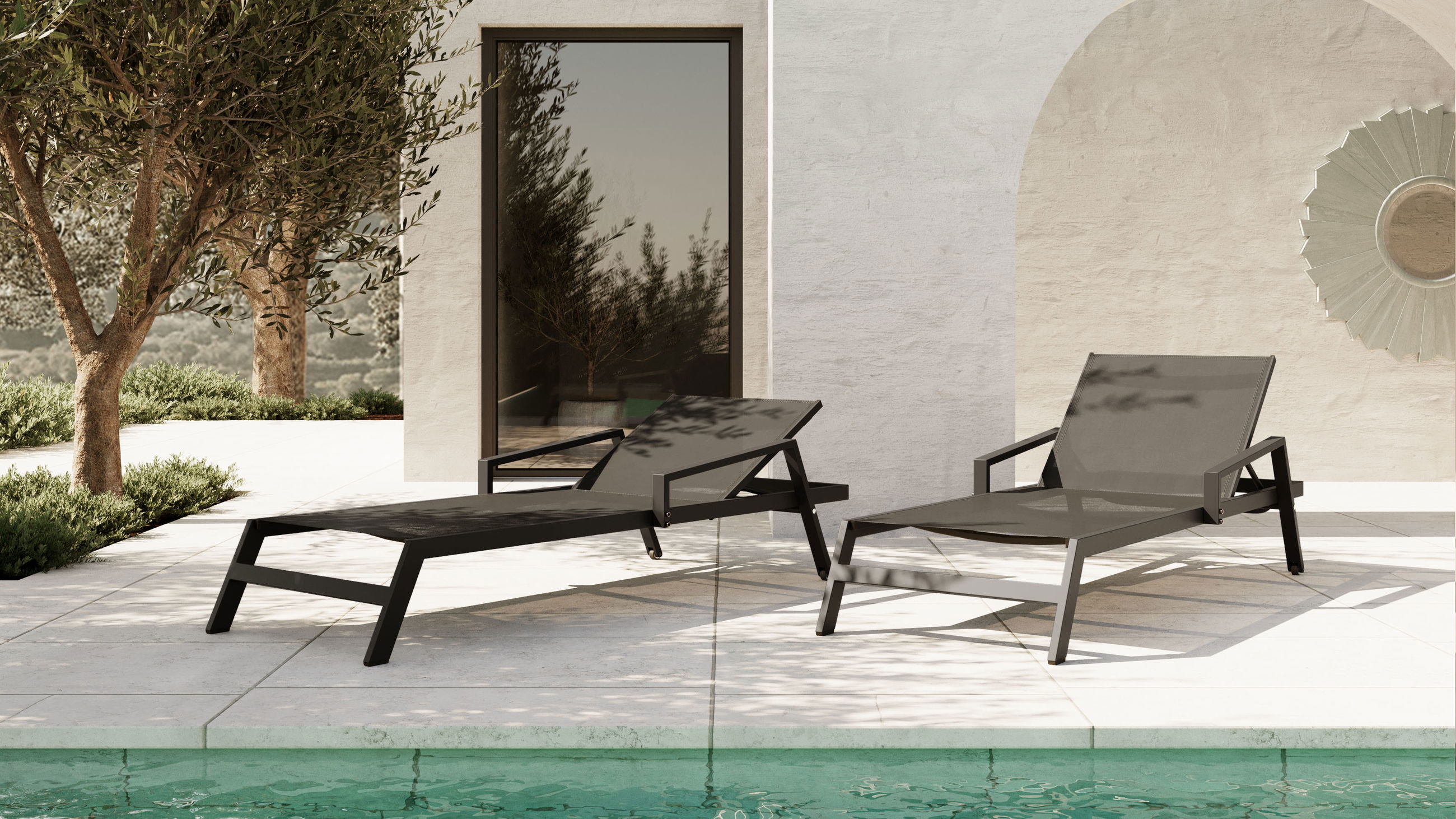 Eldorado Sun Lounger Set Compact (weiß)