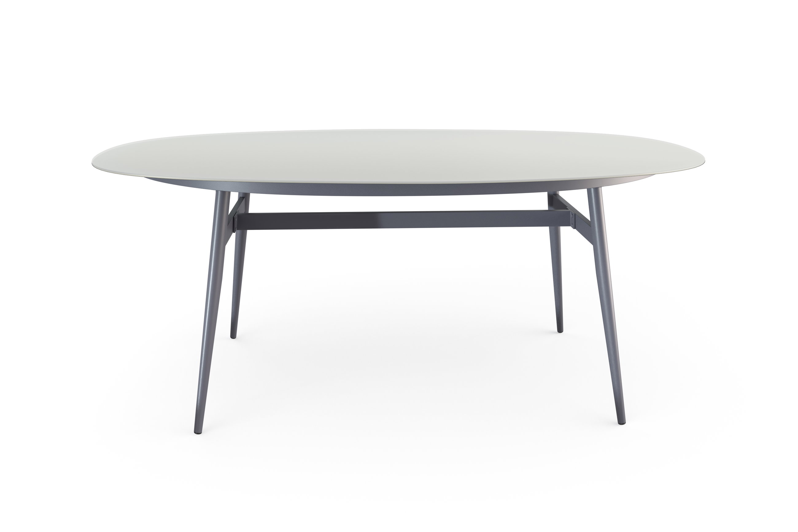 Board 180 cm Esstisch (seidengrau)