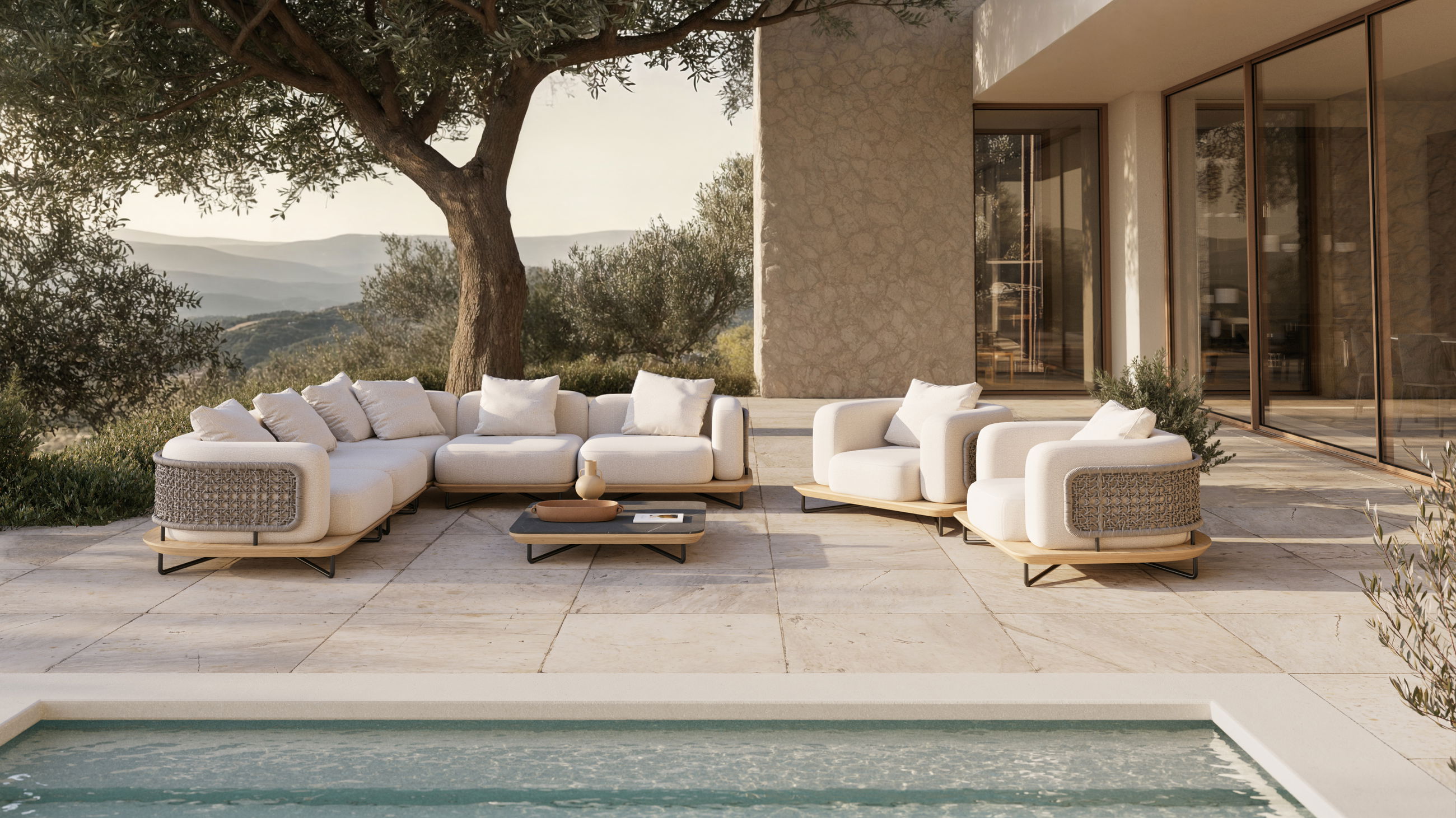 Serent Lounge Max (Rope Grau)