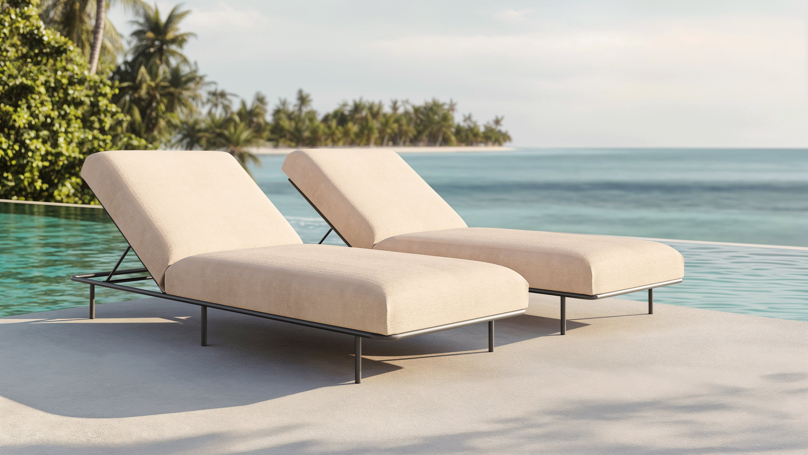 Pagoda Sun Lounger Set