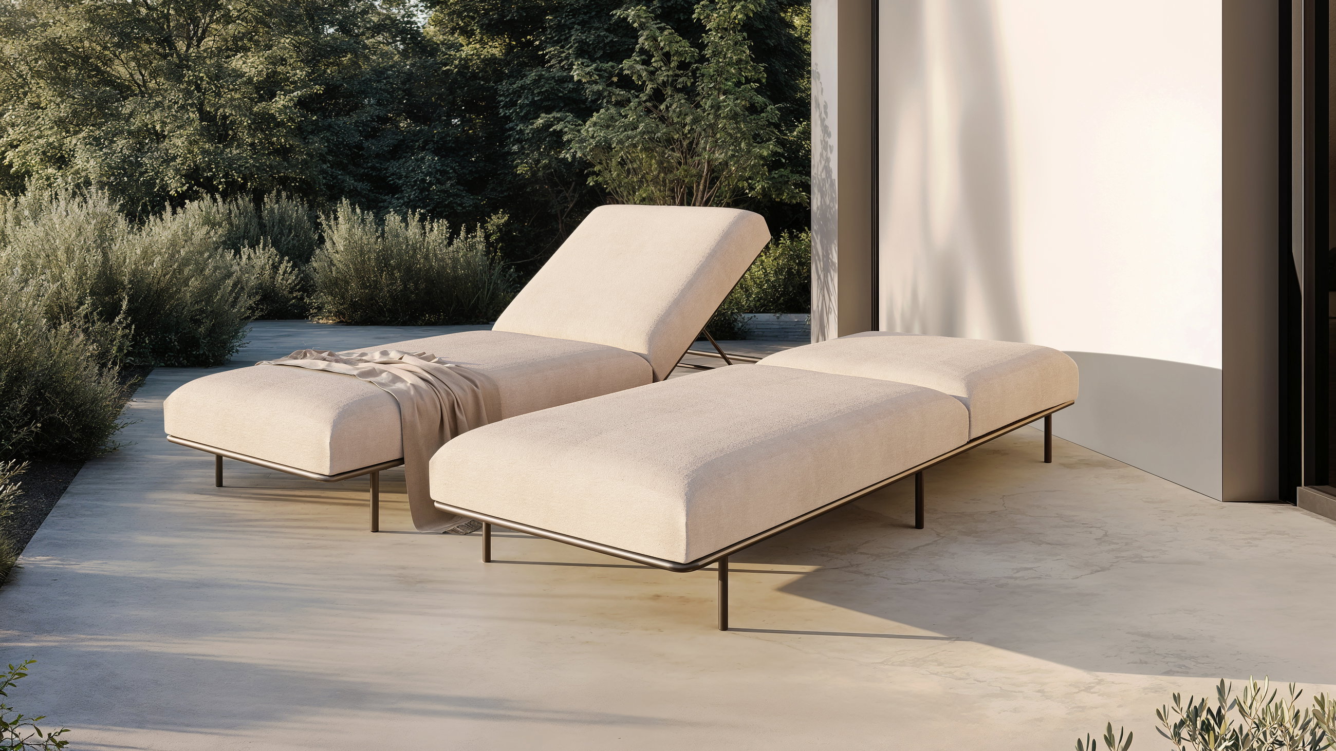 Pagoda Sun Lounger Set