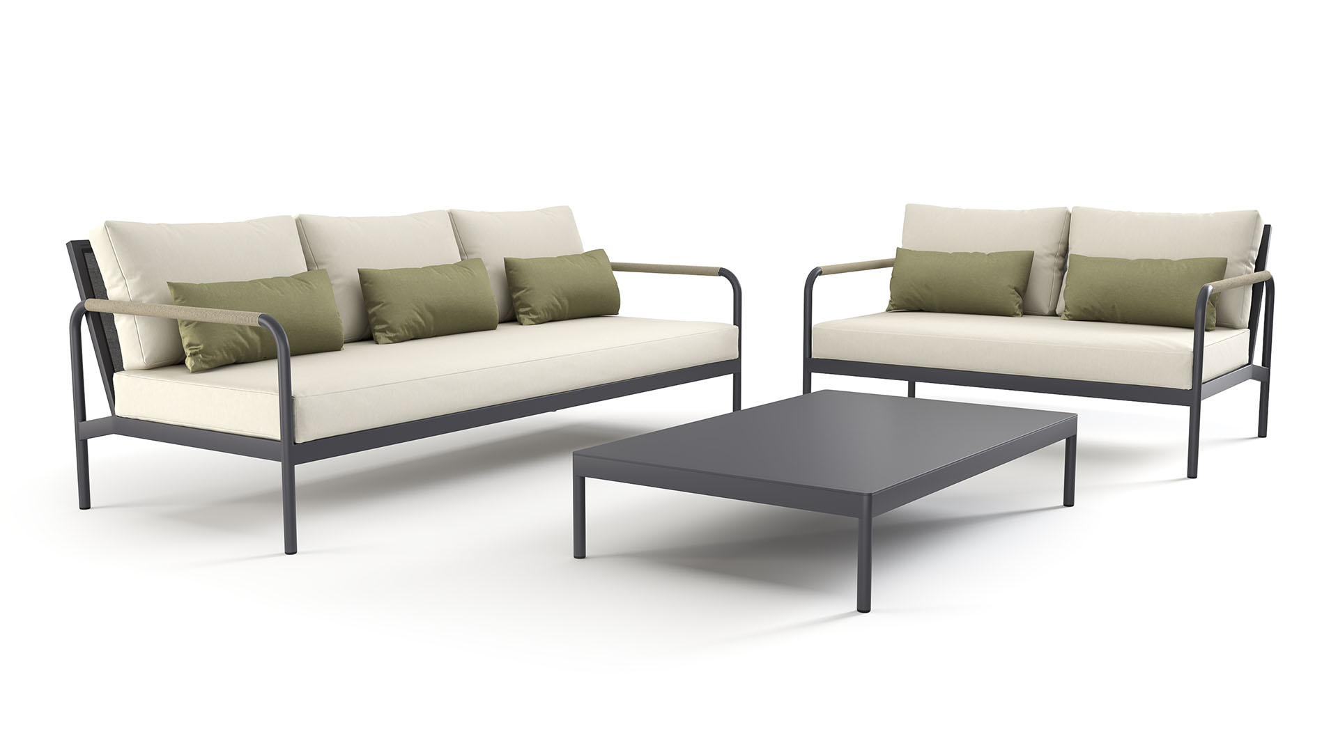Lea Sofa und Tisch